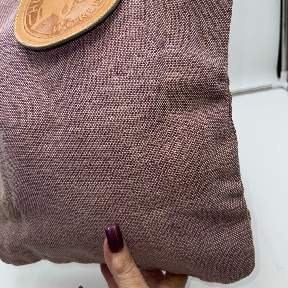 Hunting World Made in Italy‎ Foldable Tote Bag Shoulder Bag Cotton Linen Blend x - Picture 9 of 15